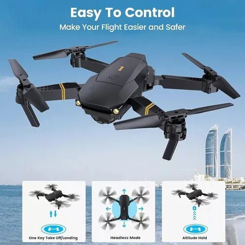 Dron doble cámara 4k