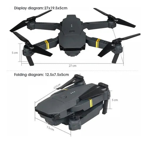 Dron doble cámara 4k