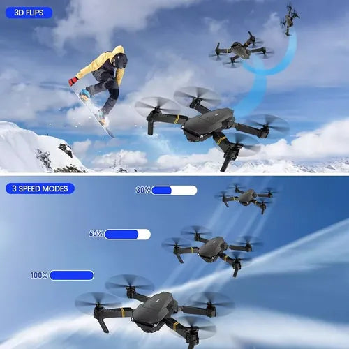 Dron doble cámara 4k