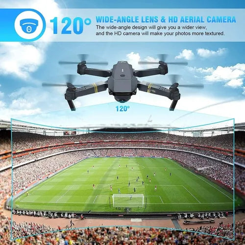 Dron doble cámara 4k